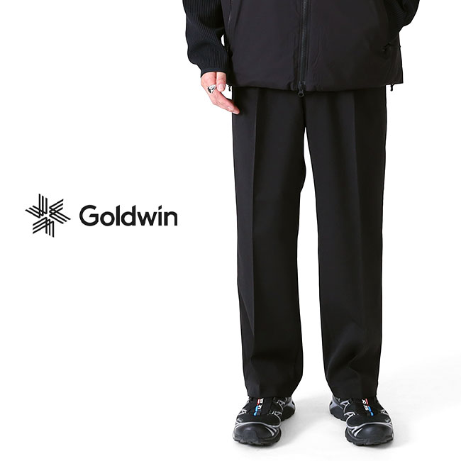 Goldwin GL75175 黒 スラックス 未使用 Goldwin ゴールドウィン ワンタック イージーパンツ