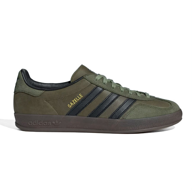 [SALE] adidas アディダスオリジナルス GAZELLE INDOOR ガゼル インドア スニーカー IH4772 オリーブ シューズ ガムソール メンズ レディース
