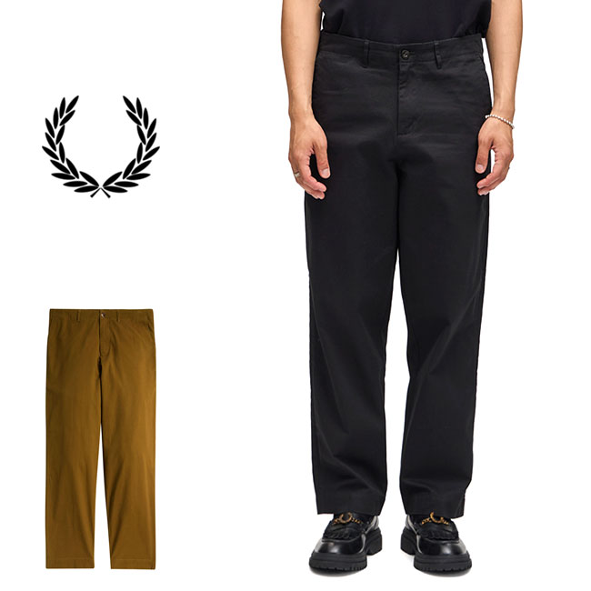 [SALE] Fred Perry フレッドペリー ストレート コットンツイル パンツ T8512 チノパン メンズ