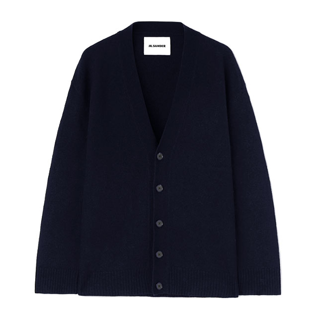 JIL SANDER ダークブルーカーディガン JIL SANDER NAVY（ジルサンダーネイビー）カーディガン 黒