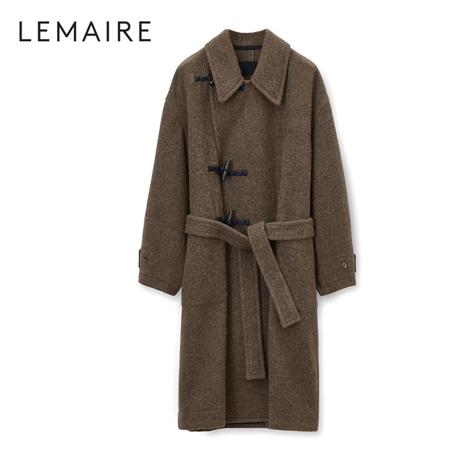 【関税込み】LEMAIRE ネイビー Cardi フェルト コート LEMAIREのネイビー Cardi フェルト コートがセール中