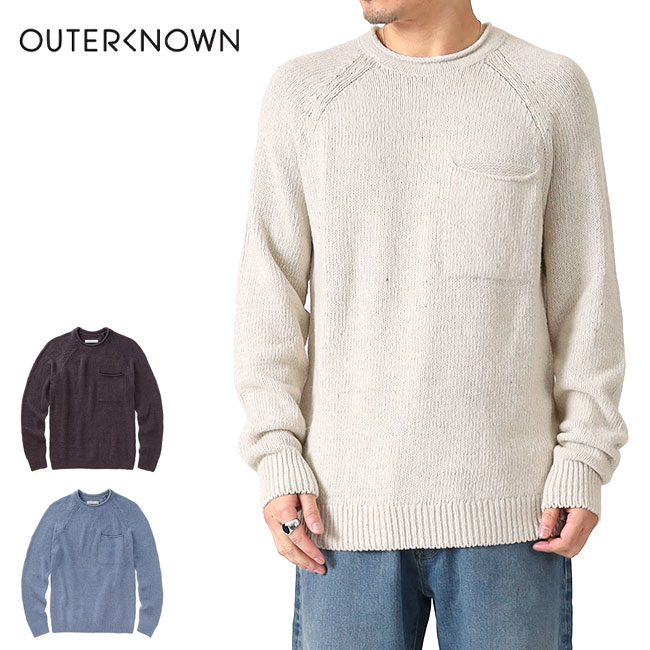 [SALE] OUTERKNOWN アウターノウン スティンソン ロールネック コットンニットセーター 1420026 メンズ
