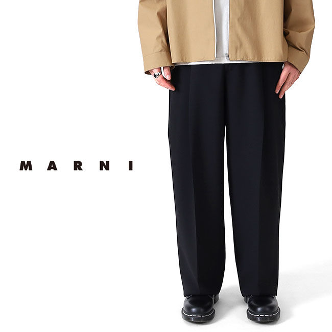 楽天市場】MARNI マルニ トロピカルウール イージパンツ