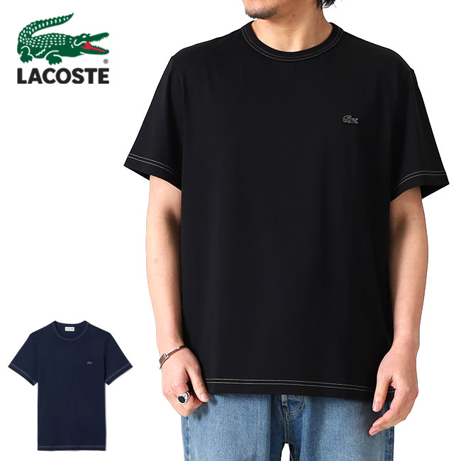 ラコステ LACOSTE Tシャツ ビッグロゴ ペアTシャツ S L ラコステ LACOSTE Tシャツ ビッグロゴ ペアTシャツ S L