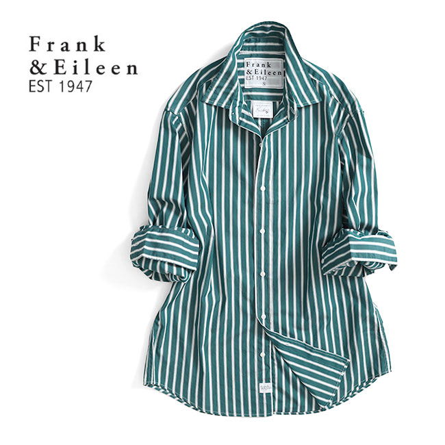 フランクアンドアイリーン　PAUL 長袖シャツ　コーデュロイ　ネイビー　M〜L位 Frank&Eileen フランク&アイリーン LUKE ルーク ライトポプリン