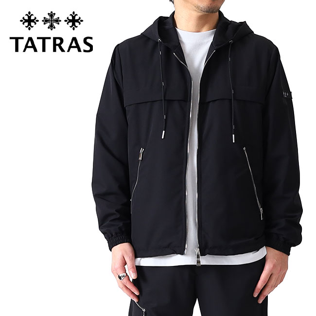 TATRAS タトラス フルジップパーカー　ロゴワッペン　　ネイビー　L相当 TATRAS/タトラス】ジップパーカー｜メンズファッション通販