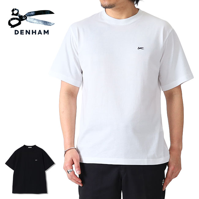 （US発）DENHAM AMALFI TEE ヘビーコアジャージ Tシャツ ◇DENHAM◇ AMALFI TEE ヘビーコアジャージ Tシャツ ホワイト