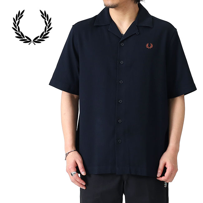 フレッドペリー　カラーシャツ Stripe Oxford Shirt(S X86：TENNIS BLUE): | FRED PERRY JAPAN