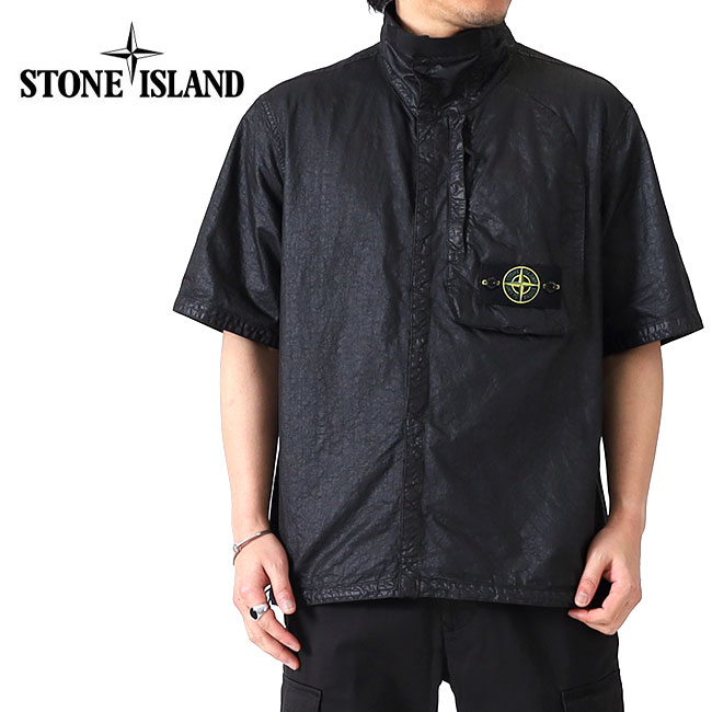   メンズ＊グラッドストーン 半袖コットンTシャツ 楽天市場】STONE ISLAND ストーンアイランド ブラッシュ加工