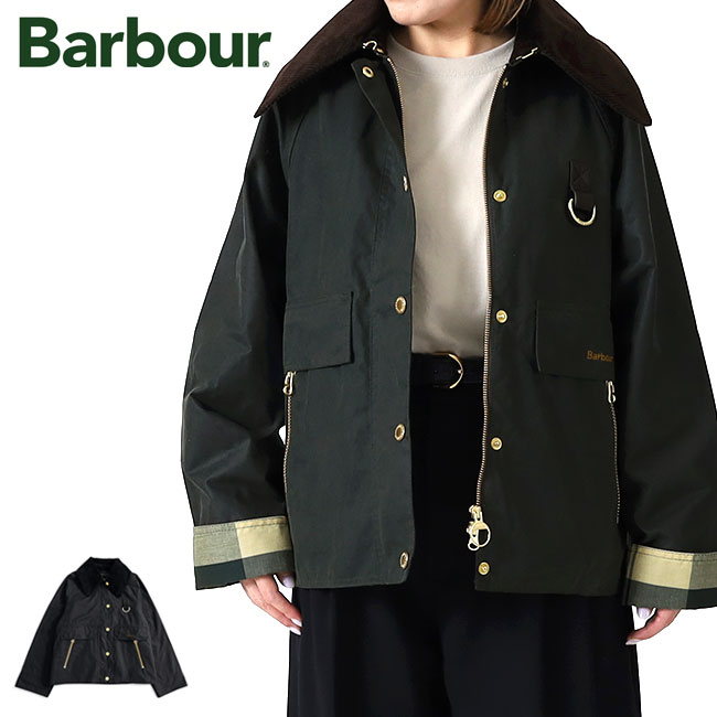 Barbour バブアー コットンワックスジャケット LWX1333 ショート丈 オイルド レディース｜Golden State 45,045円