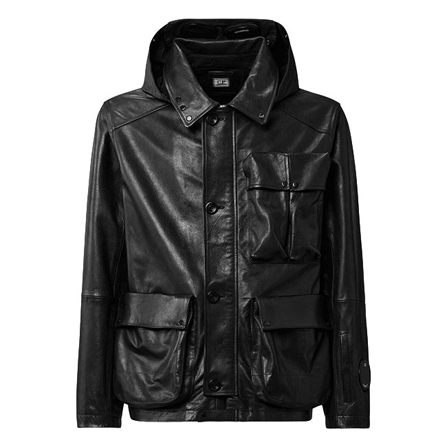[TIME SALE] C.P. Company シーピーカンパニー ミリタリー なめし革上衣 19CMOW296A ゴーグルレンズ ボンネット付き添い人 メンズ
