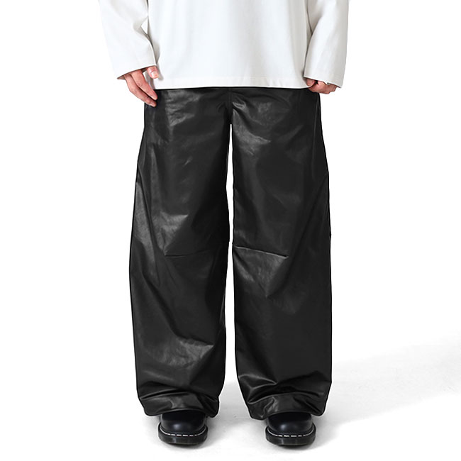 [SALE] 08sircus ゼロエイトサーカス ワックスビンテージ ワイドパンツ S25AW-PT01 メンズ