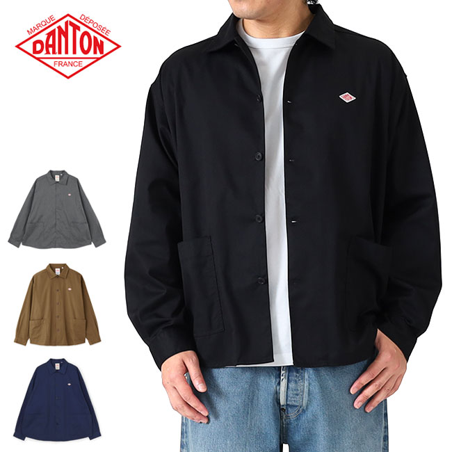 ダントン 21ss シャツ カバーオール ジャケット 38 美 JD3683 ダントン 21ss シャツ カバーオール ジャケット 38 美 JD3683