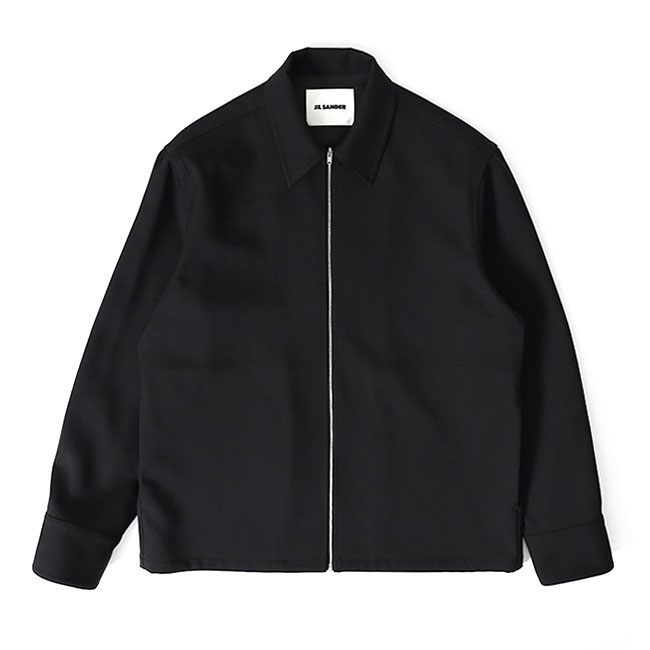 美品　JIL SANDER ジルサンダー　 ダブルジップ　ジャケット　ネイビー JIL SANDER (ジルサンダー) 無地 ダブルジップ ジャケット
