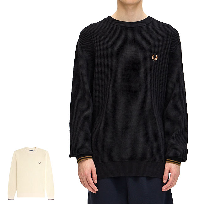 Fred Perry フレッドペリー 労働者の一団素っ首 ワーヘル 編み物スウェーター K6507 メンズ