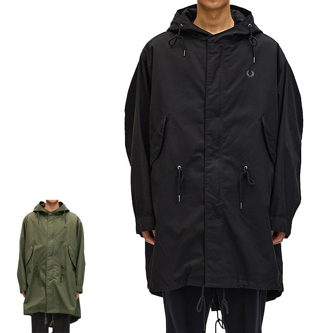 楽天市場】FRED PERRY ZIP IN LINER FISHTAIL PARKA J6504 フレッド