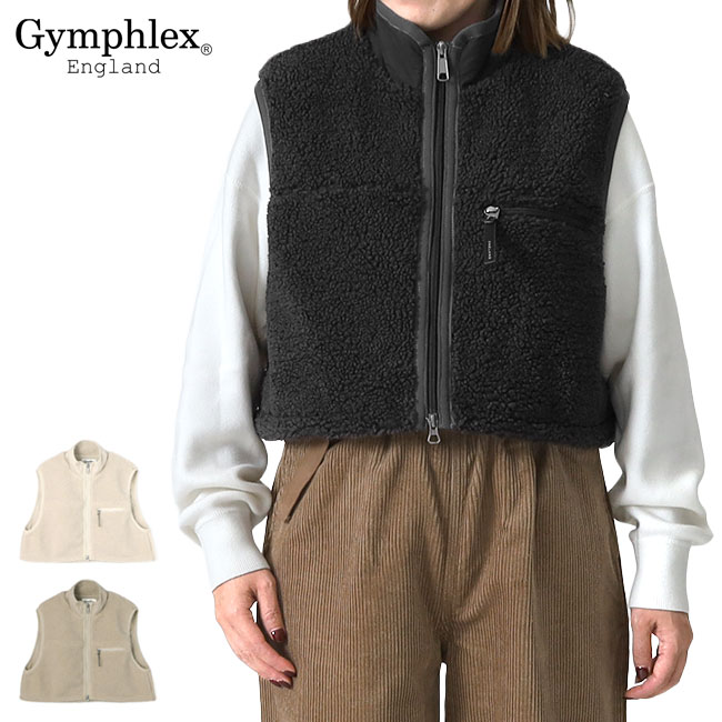 Gymphlex ジムフレックス ボアベスト ブラック16 楽天市場】ジムフレックス Gymphlex ボアべスト レディース メンズ