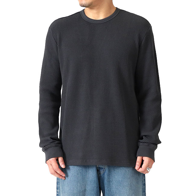OUTERKNOWN アウターノウン アンチャーテッド ワッフル クルーネック ロンT 4220900042 サーマル 長袖Tシャツ メンズ