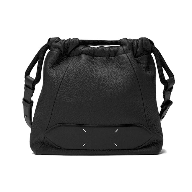 Maison Margiela メゾンマルジェラ 5AC ドローストリング スモールバッグ SB1WG0044 P8836 T8013 黒 巾着 ショルダーバッグ|Golden State