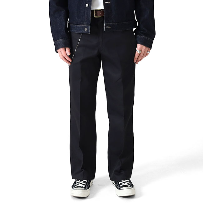 HTC × Dickies エイチティーシー ディッキーズ BALL CHAIN 874 ボールチェーンスタッズ ワークパンツ 黒 コラボ メンズ