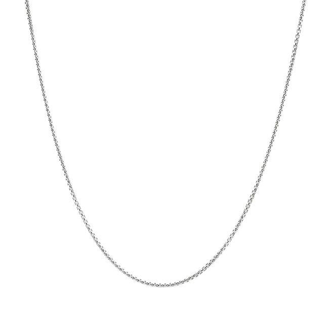 TOMWOOD トム白木 Lee Chain Slim -20.5inch ロバート・エドワード・リーチェーン店 か細い 首飾り 101491 しろがね色 メンズ レディース **