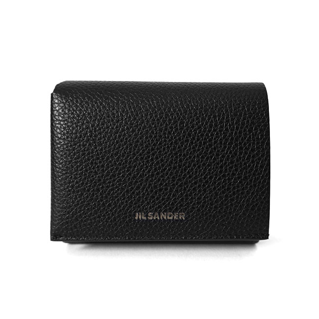 JIL SANDER ジルサンダー ORIGAMI WALLET オリガミウォレット J25UI0005 P8892 黒 黒いこと 三つ折り なめし革紙入れ 差し上げ物 差し上げ物 **