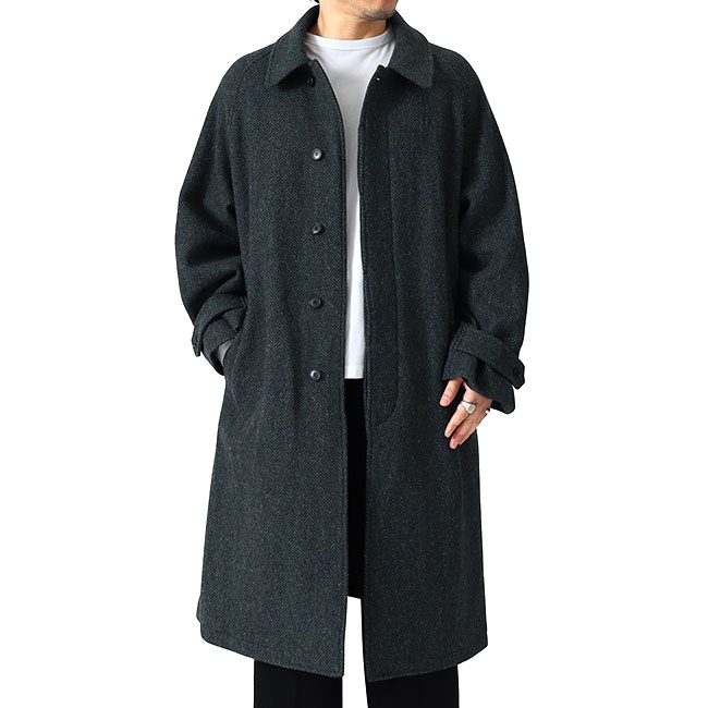 楽天市場】POLYPLOID ポリプロイド ウールステンカラーコート C-1-001