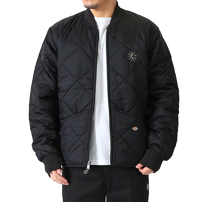 HTC × Dickies エイチティーシー ディッキーズ DIAMOND QUILT JACKET STARBURST STONE キルティング ボンバージャケット メンズ