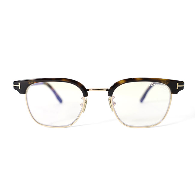 日本計画すること TOM FORD トムジェラルド・r・フォード ブルーライトカット 眼鏡 FT5932DB-47052 べっ甲 アジアン相応う 伊達眼鏡 メガネ メンズ レディース