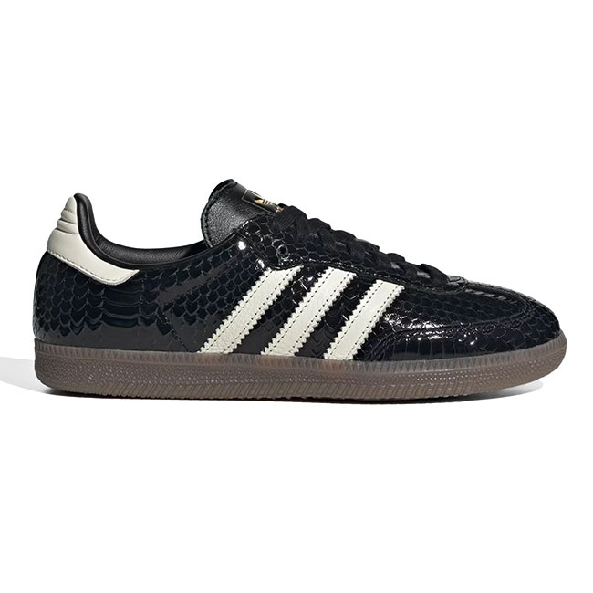 [TIME SALE] adidas originals アディダス オリジナルス スネークスキン SAMBA OG W サンバ IH9015 ヘビ柄 黒 ブラック レディース