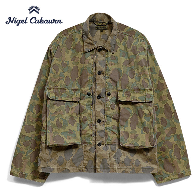 Nigel Cabourn ナイジェルケーボン 40s USMC 迷彩 ミリタリージャケット 80520030004 カモフラ メンズ