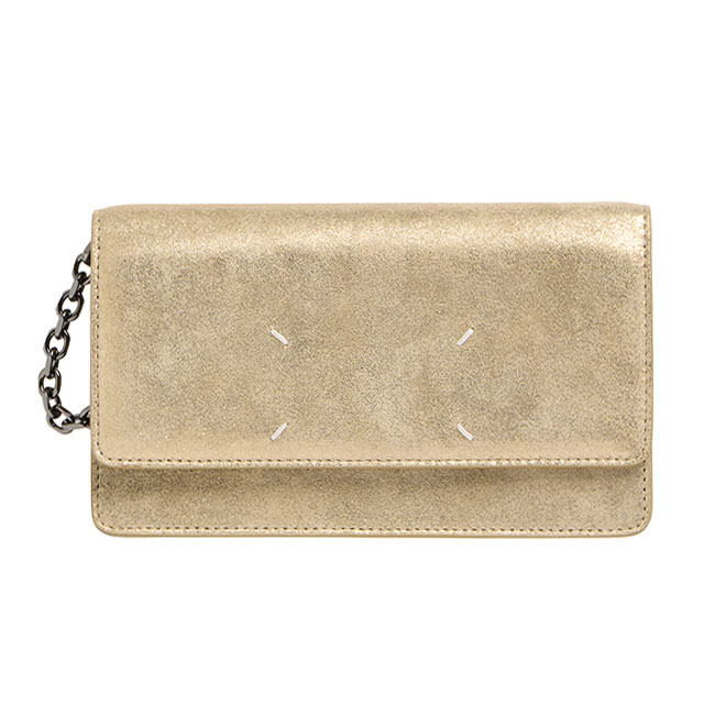 Maison Margiela メゾンマルジェラ 4編み目 チェーンウォレット SA3UI0008 P7453 ゴールド 金 長金入れ 肩肉合切袋 差し上げ物 差し上げ物 **
