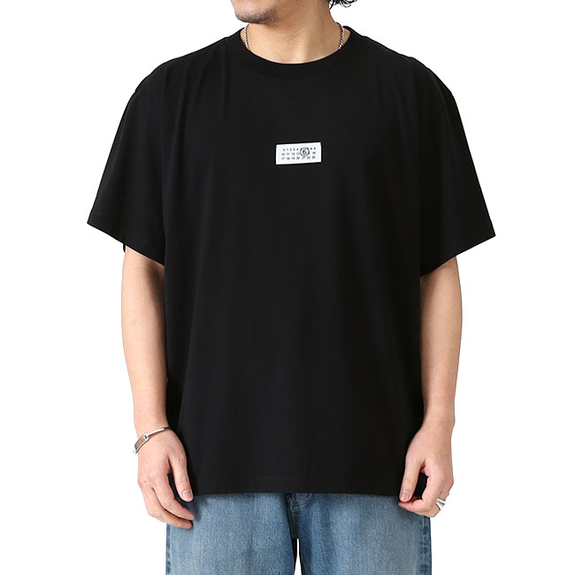 MM6 エムエムシックス メゾンマルジェラ ニューメリック ロゴTシャツ SH0GC0032 M20170 黒 ブラック メンズ レディース 26,862円
