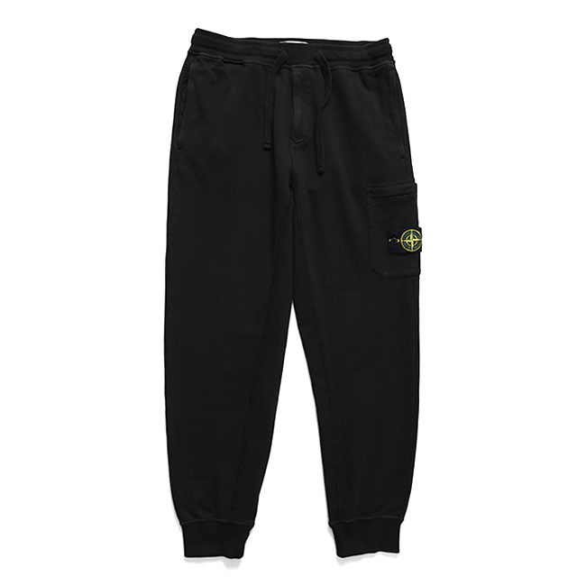 STONE ISLAND ストーンアイランド スウェットパンツ 6200021 黒 ブラック メンズ