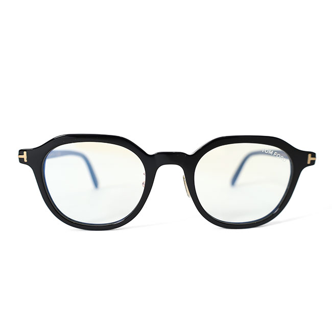 TOM FORD トムフォード ブルーライトカット メガネ FT6011KB-51001 黒 ブラック アジアンフィット 伊達メガネ 眼鏡 メンズ レディース