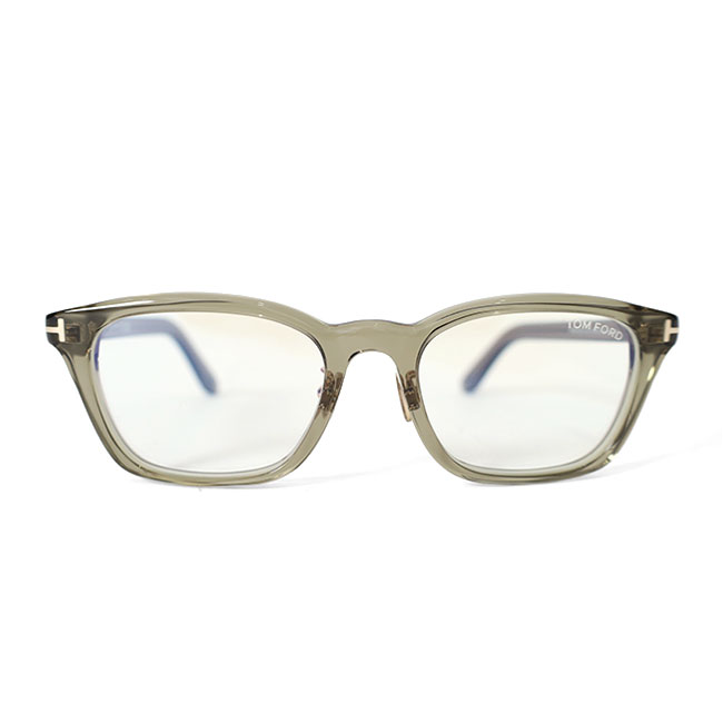 日本企画 TOM FORD トムフォード ブルーライトカット メガネ FT6073DB-52096 グレー アジアンフィット 伊達メガネ 眼鏡 メンズ レディース