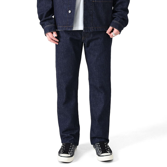 Stone Island Denim Research ストーンアイランド デニムリサーチ Regular-straight-fit レギュラーストレートフィット ジーンズ J100005 インディゴ ジーパン メンズ｜Golden State
