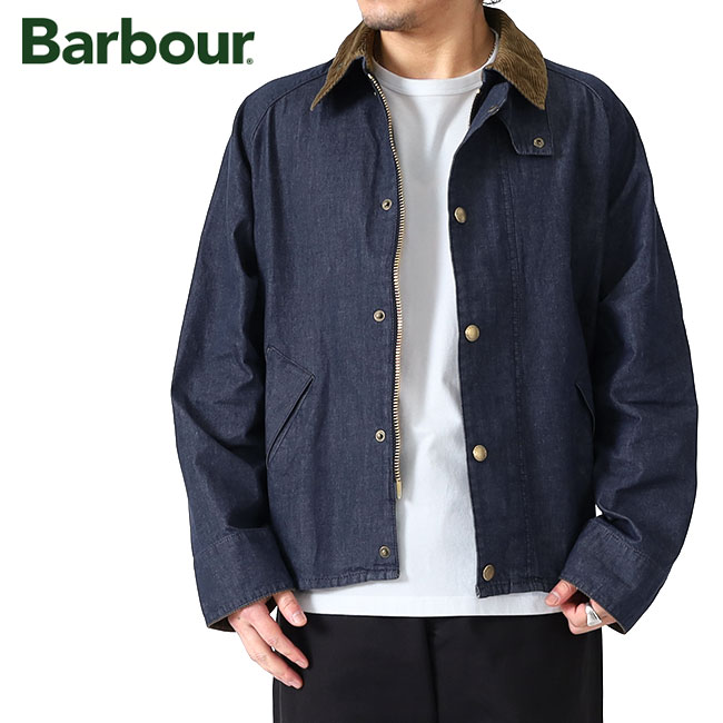 Barbour バブアー TRANSPORT トランスポート デニムジャケット MCA1105 インディゴ メンズ｜Golden State