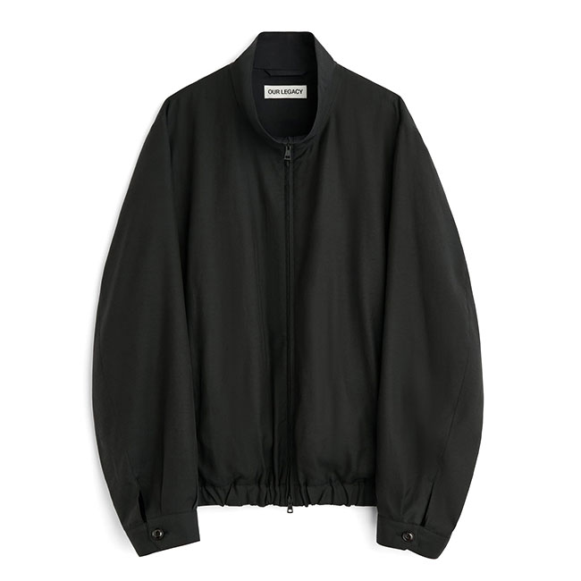 Our Legacy アワーレガシー CASINO JACKET カジノジャケット M2261CSB スタンドカラー 黒 ブラック メンズ|Golden State