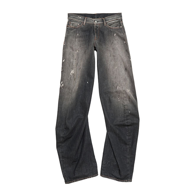 Acne Studios アクネストゥディオズ 2006M Black Trafalgar ルーズフィット ブラックジーンズ 黒 メンズ