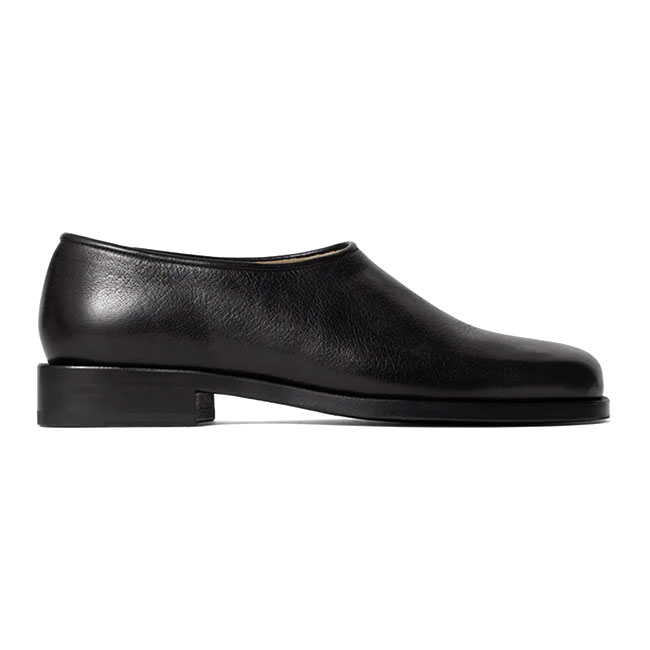 [予約商品] LEMAIRE ルメール ANATOMIC SLIPON アナトミック スリッポン FO0174 LL0042 黒 ブラック レザーシューズ メンズ