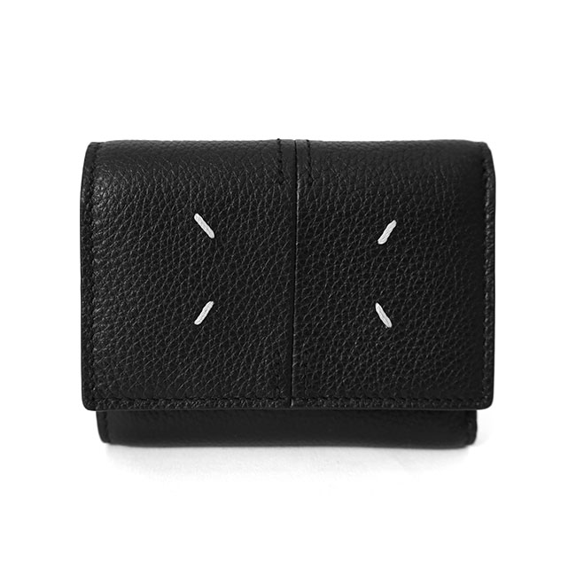 Maison Margiela メゾンマルジェラ ドレサージュ カーフレザー 三つ折り ウォレット SA2UI0022 P7268 金入れ 差し上げ物 プレンゼント **