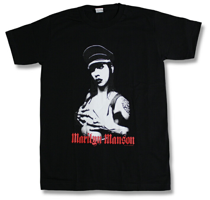 MARILYN MANSON ビッグフェイス バンド Tシャツ 楽天市場】MARILYN MANSON マリリンマンソンBIG FACE RED LIDS
