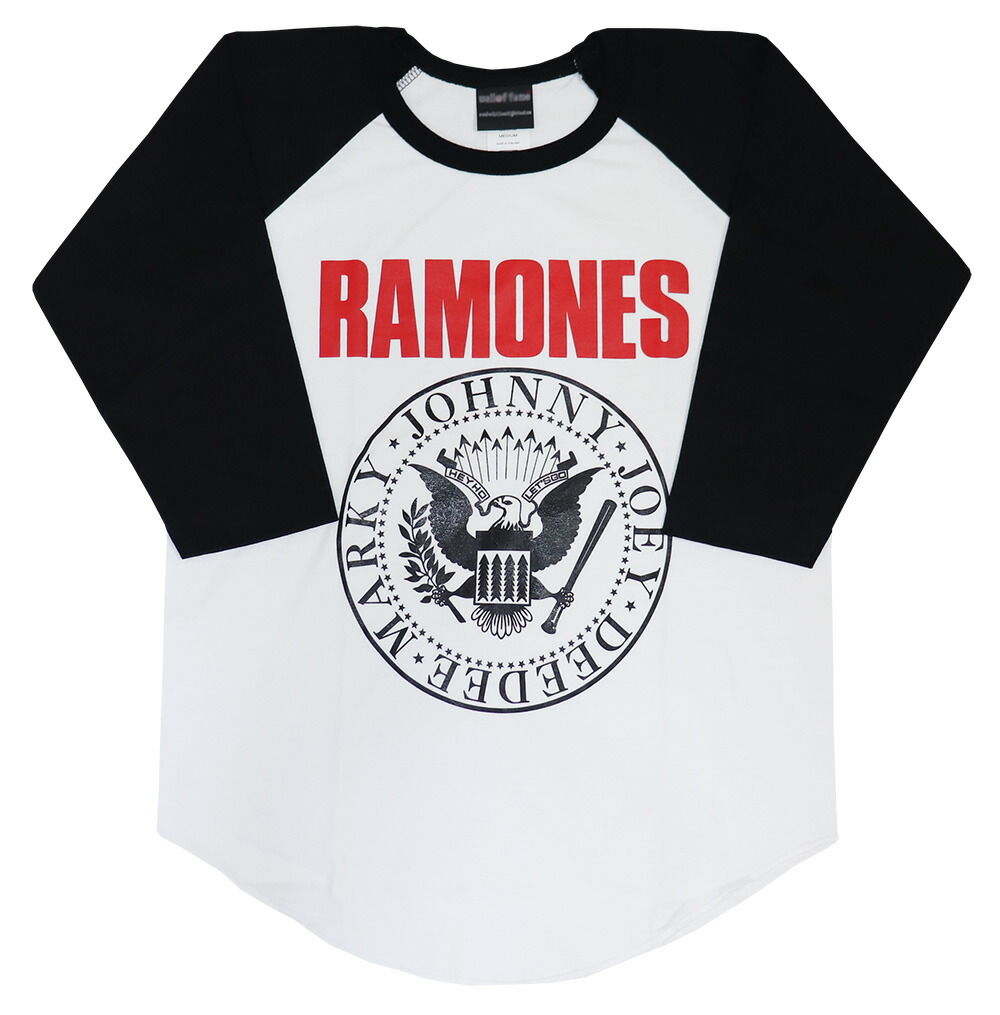 楽天市場】RAMONES ラモーンズ ラグラン Tシャツ 長袖 七分袖 7分袖 t ...