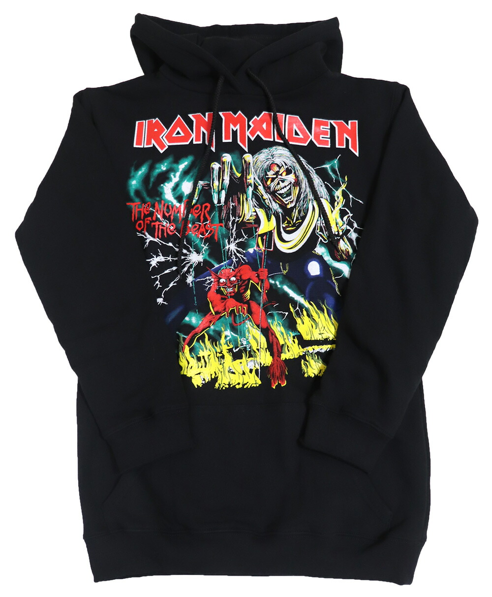楽天市場 Iron Maiden パーカー アイアン メイデン パーカー アイアンメイデンパーカー 魔力の刻印 ロックパーカー Rock メンズ レディース キッズ ファッション トップス プルオーバー Band バンド Men S ヘヴィメタル ヘビメタ Golden Rock T楽天市場店