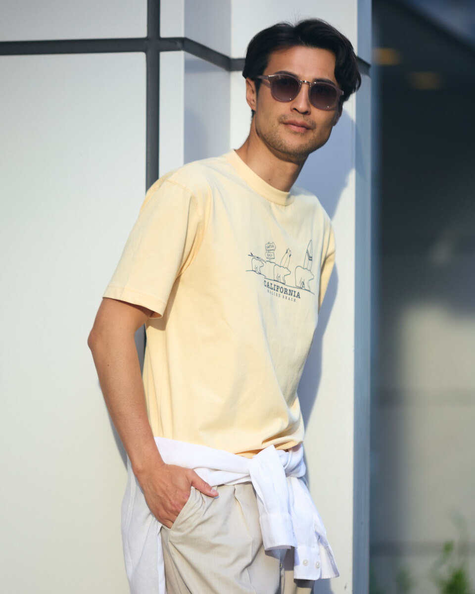 【関税・送料込み】GOLDEN  Men T Shirts GOLD 東洋エンタープライズ / ゴールド ： COTTON MESH YARN S/S