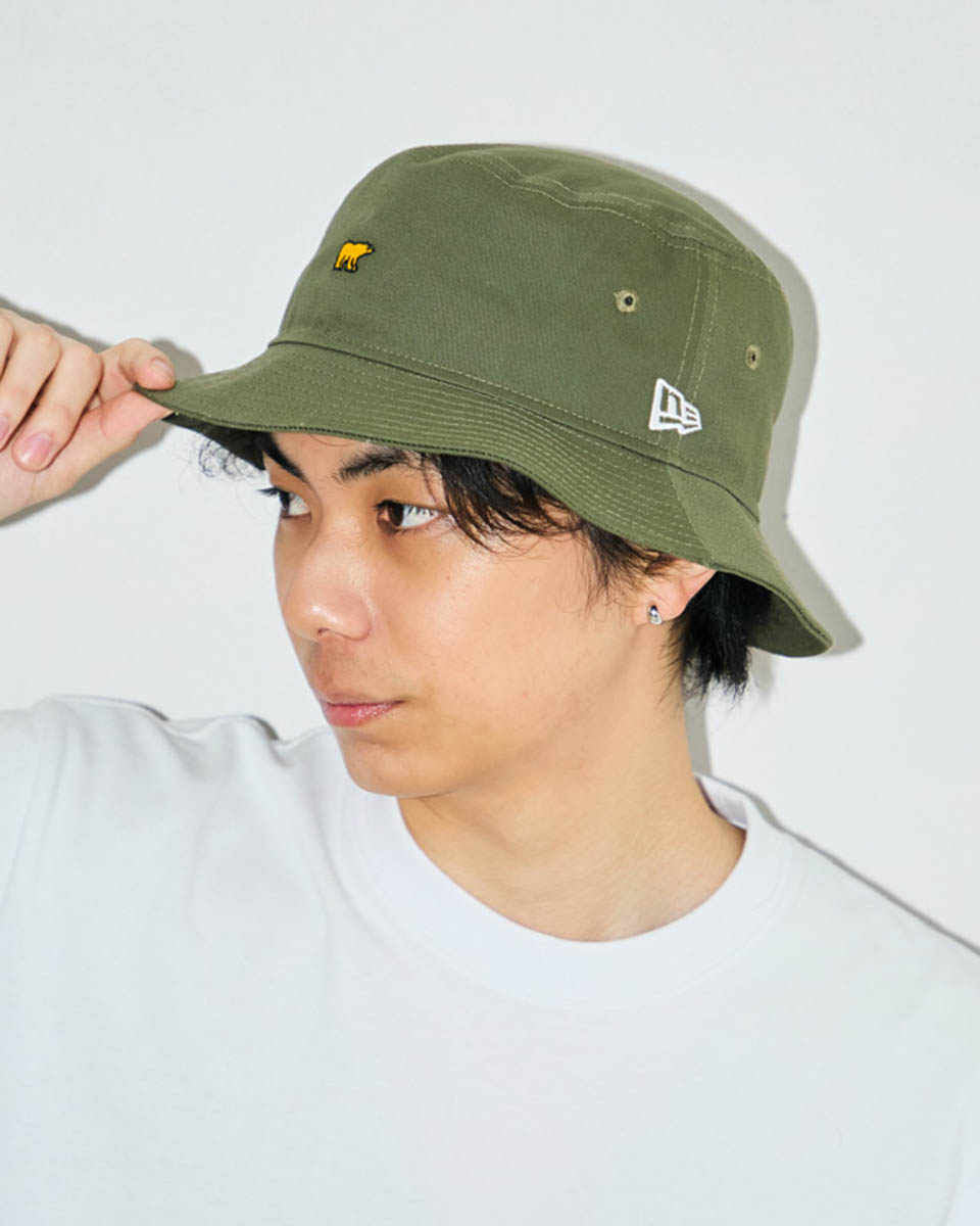 【公式】NEW ERA Bucket-01 / コラボレーションハット/メンズ/ウィメンズ/レディース/ユニセックス/314R8077/ FREE /プレゼント/ギフト包装無料 ゴールデンベア Golden Bear