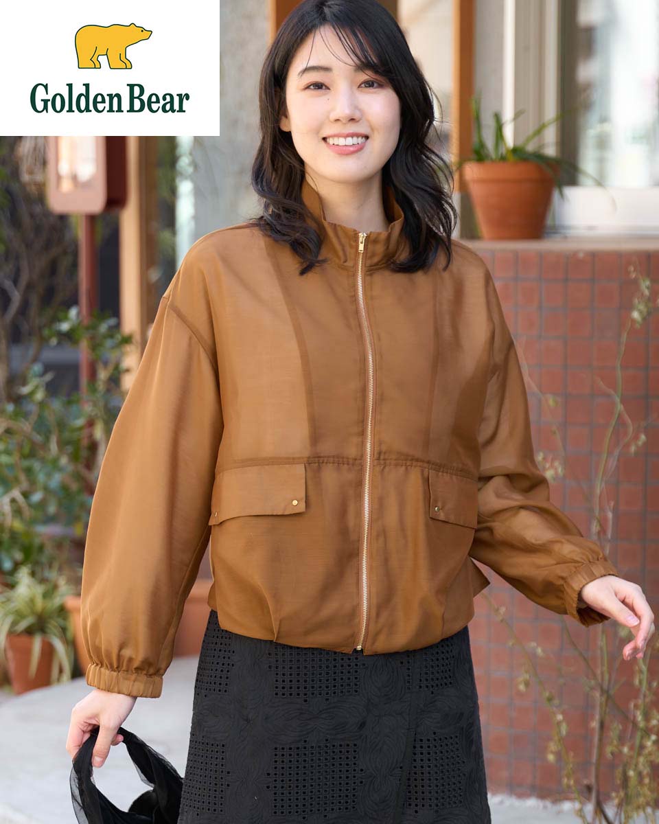 【公式】シアーブルゾン/ウィメンズ/レディース/468U3151/ ギフト包装無料 M-L ゴールデンベア Golden Bear