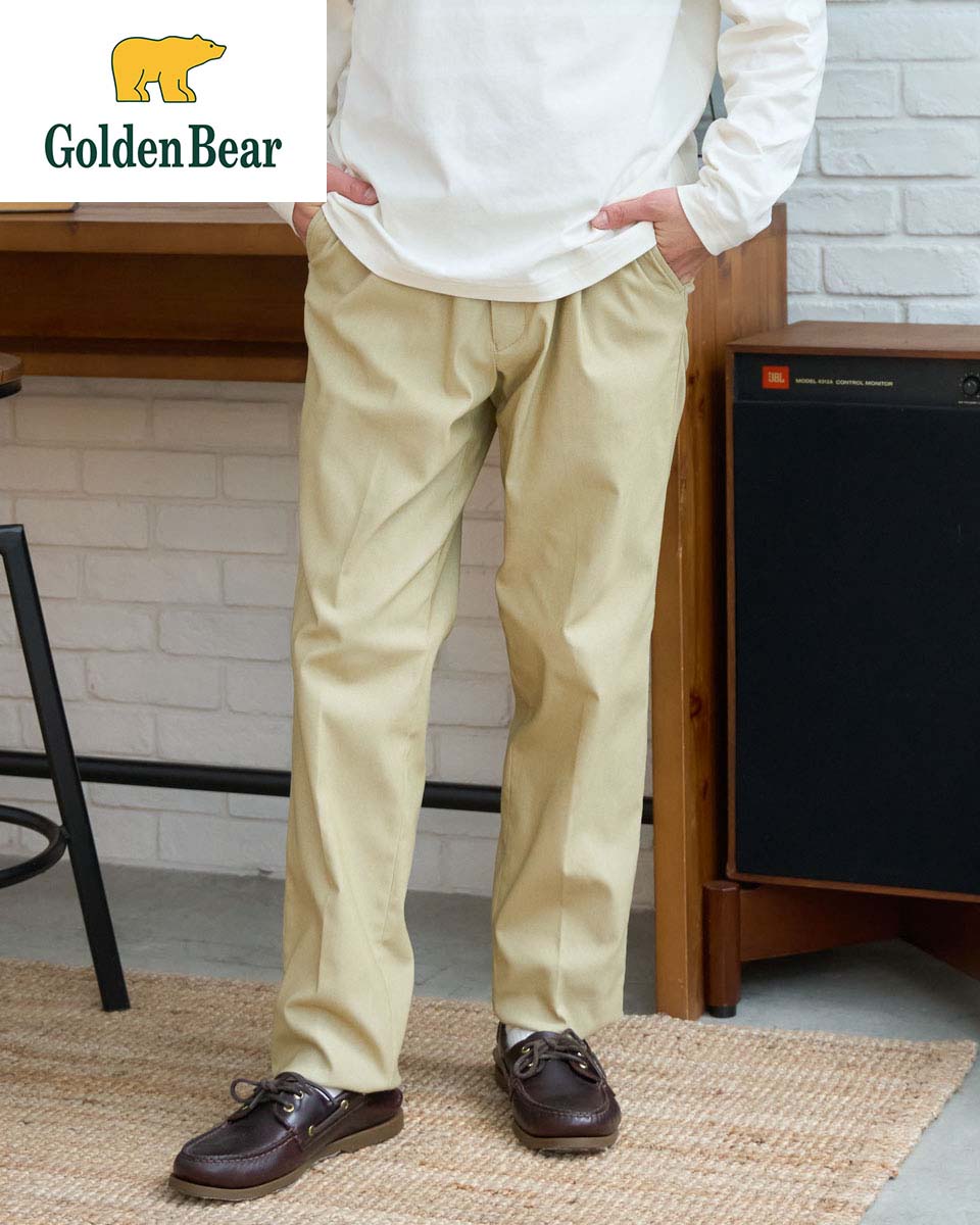 【公式】ノータックスリムスラックス/メンズ/314U3703/ ギフト包装無料 79-88 ゴールデンベア Golden Bear