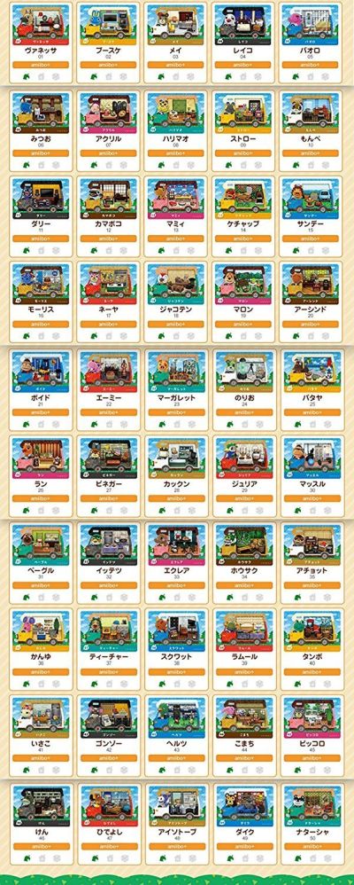 楽天市場】【新品】どうぶつの森 amiibo カード 第3弾